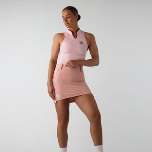 Sustainable pink womens golf vest